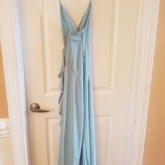 ASTR the label Sleeveless Surplice V-Neck Holland Ruffled maxi dress size XS - Picture 6 of 7